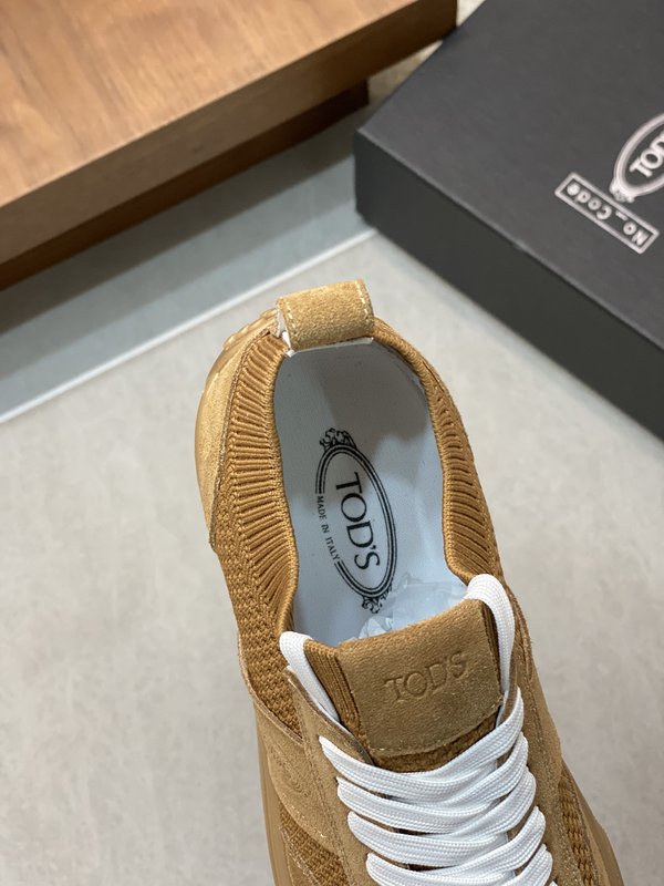 Tods 남성 니트 스플라이싱 운동화 001-229079