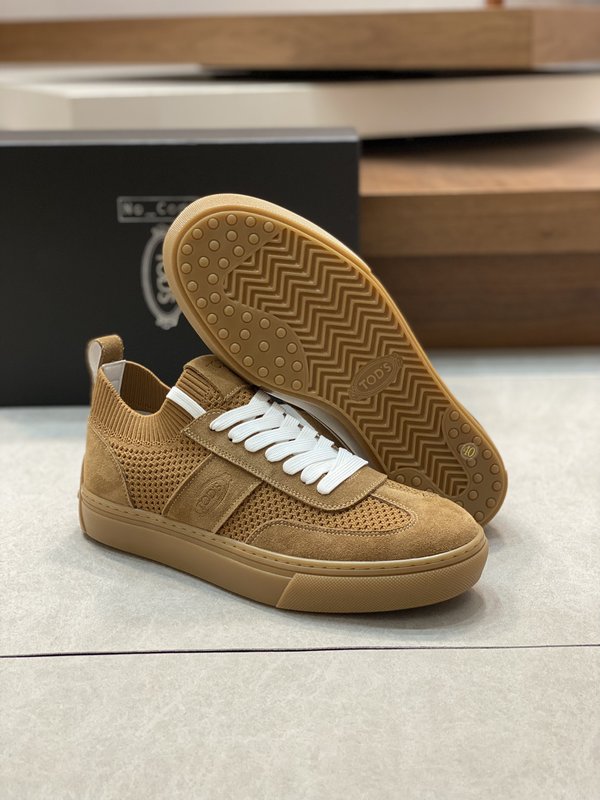 Tods 남성 니트 스플라이싱 운동화 001-229079