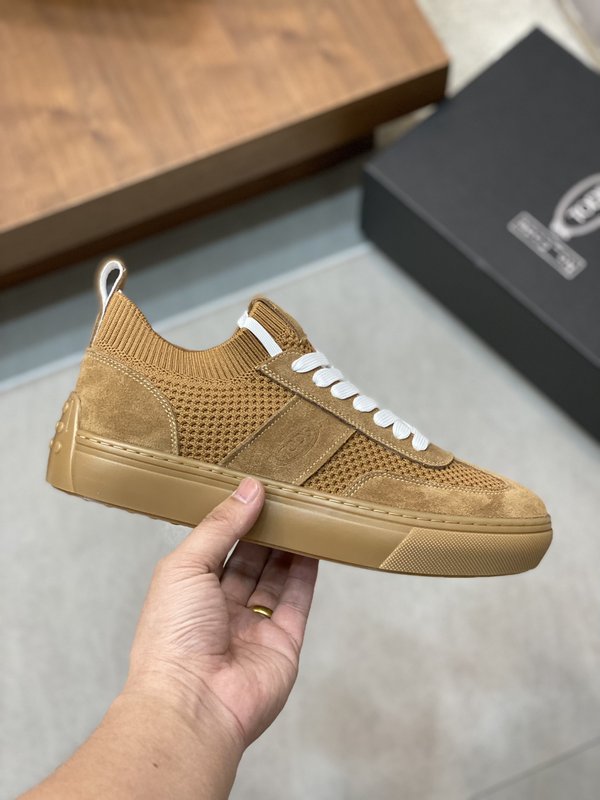 Tods 남성 니트 스플라이싱 운동화 001-229079