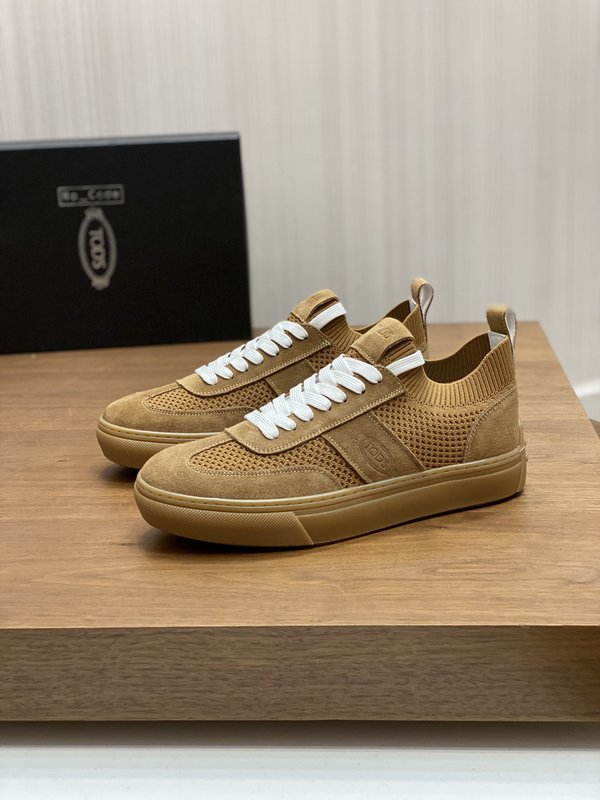Tods 남성 니트 스플라이싱 운동화 001-229079