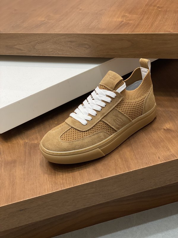 Tods 남성 니트 스플라이싱 운동화 001-229079