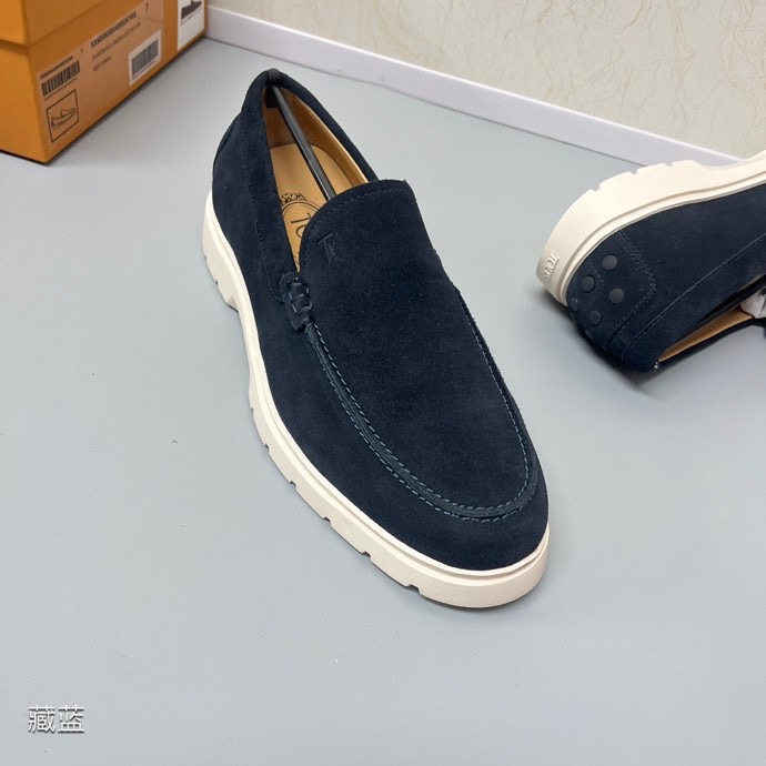 Tods 신규 스웨이드 가죽 로퍼 001-229082