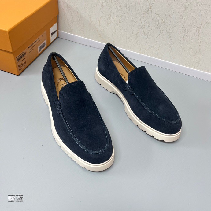 Tods 신규 스웨이드 가죽 로퍼 001-229082
