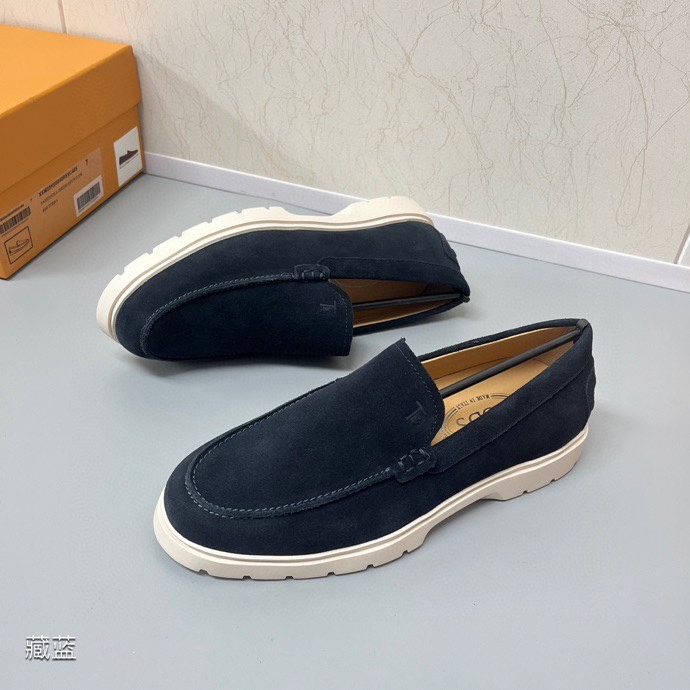Tods 신규 스웨이드 가죽 로퍼 001-229082