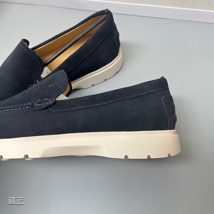 Tods 신규 스웨이드 가죽 로퍼 001-229082