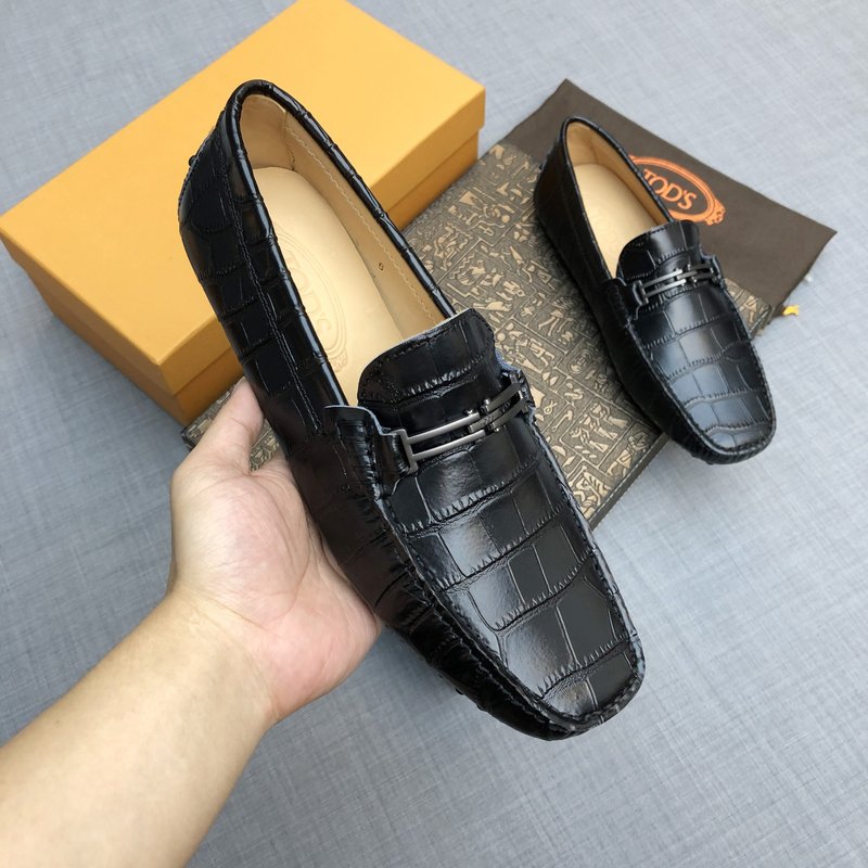 토즈 남성 크로코무늬 로퍼 001-229107