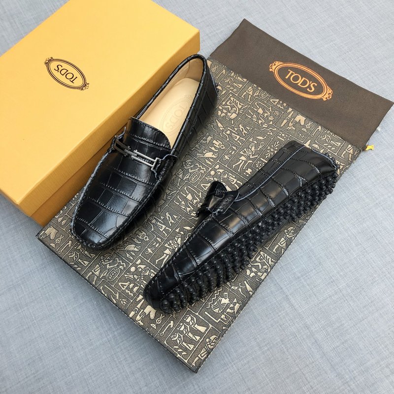 토즈 남성 크로코무늬 로퍼 001-229107