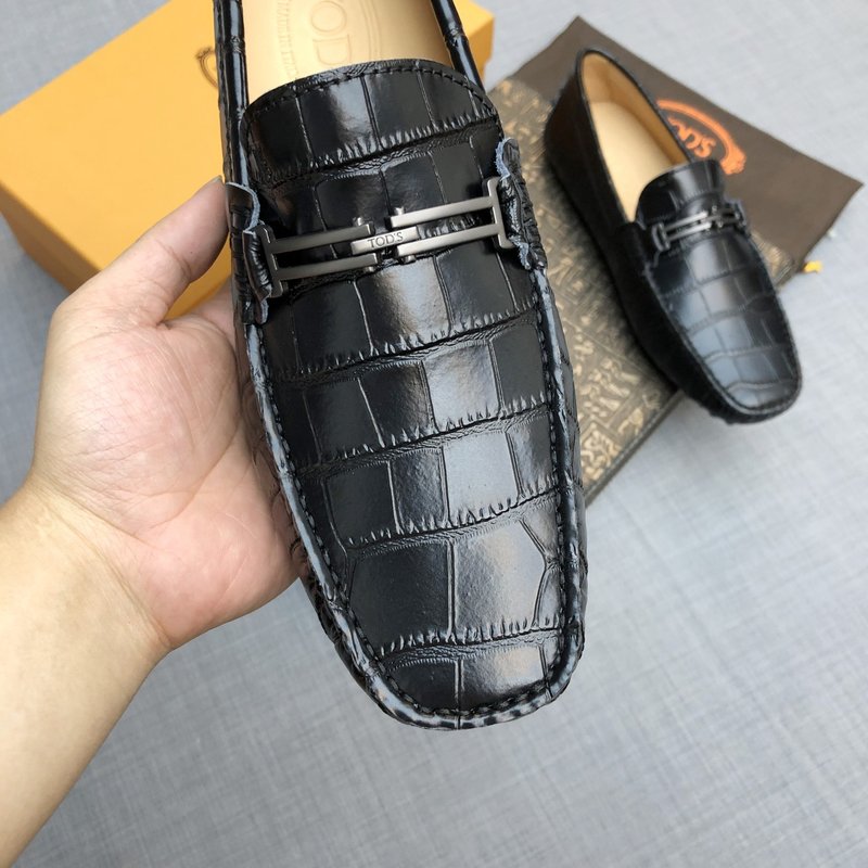 토즈 남성 크로코무늬 로퍼 001-229107