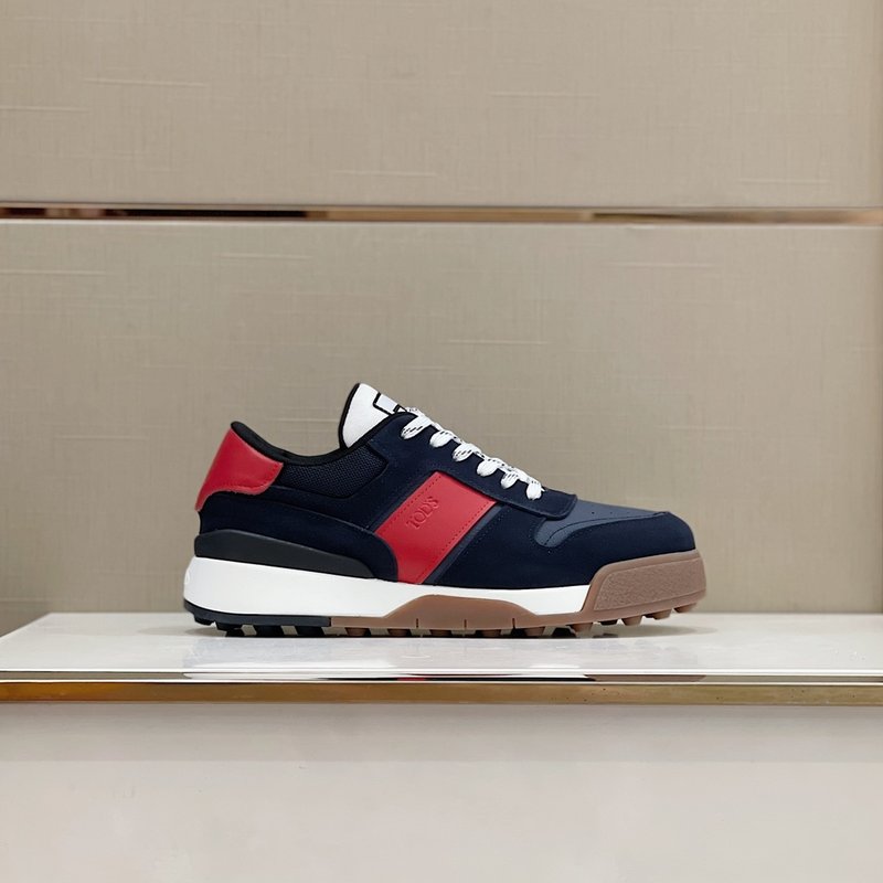 Tods 남성 가죽 패치 운동화 001-229110