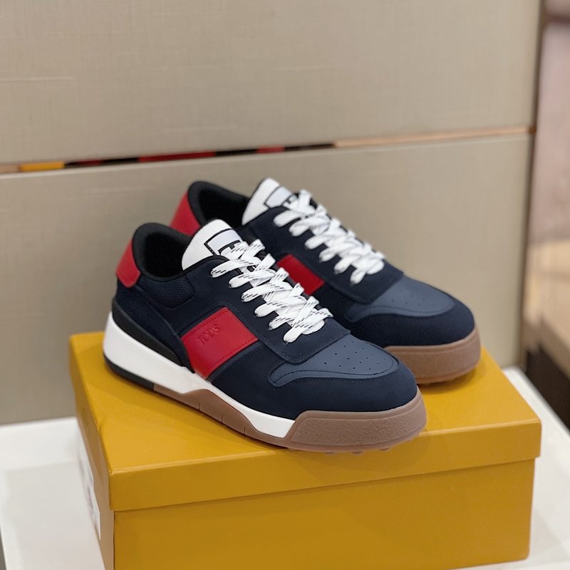 Tods 남성 가죽 패치 운동화 001-229110