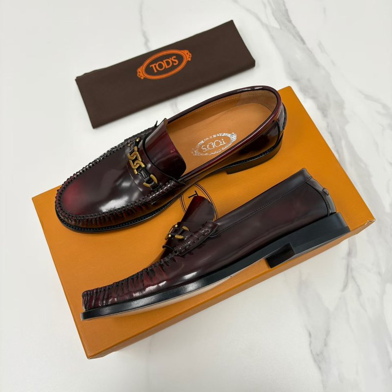 TOD'S 남성 클래식 비즈니스 로퍼 가죽 신발 001-229140