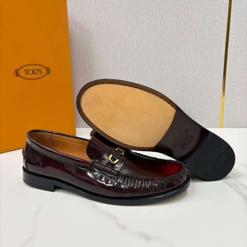 TOD'S 남성 클래식 비즈니스 로퍼 가죽 신발 001-229140