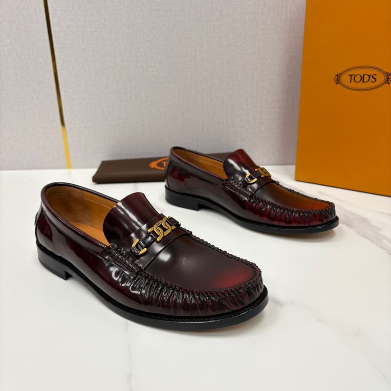 TOD'S 남성 클래식 비즈니스 로퍼 가죽 신발 001-229140