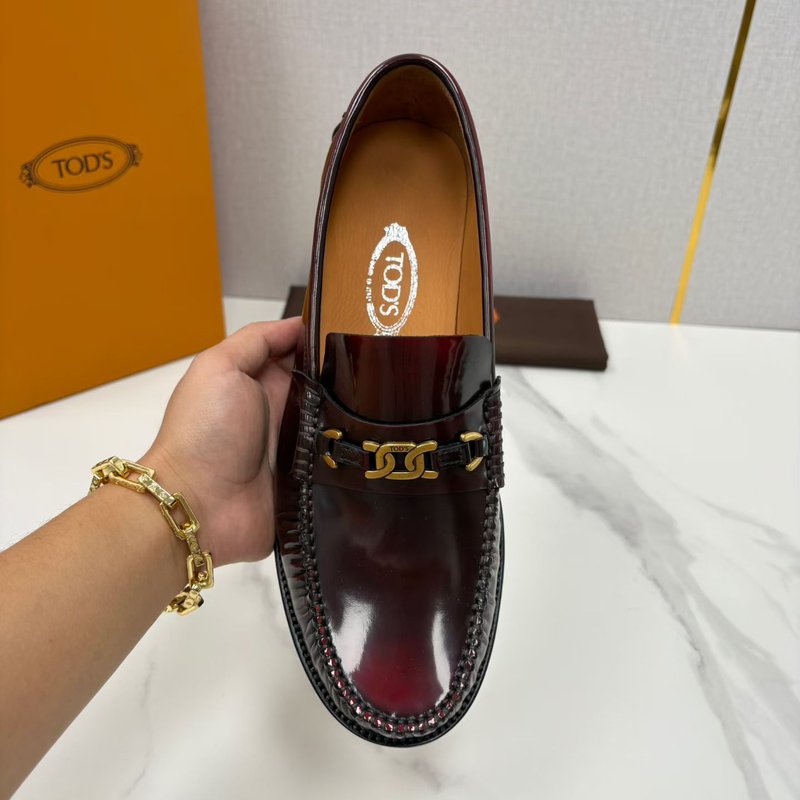 TOD'S 남성 클래식 비즈니스 로퍼 가죽 신발 001-229140