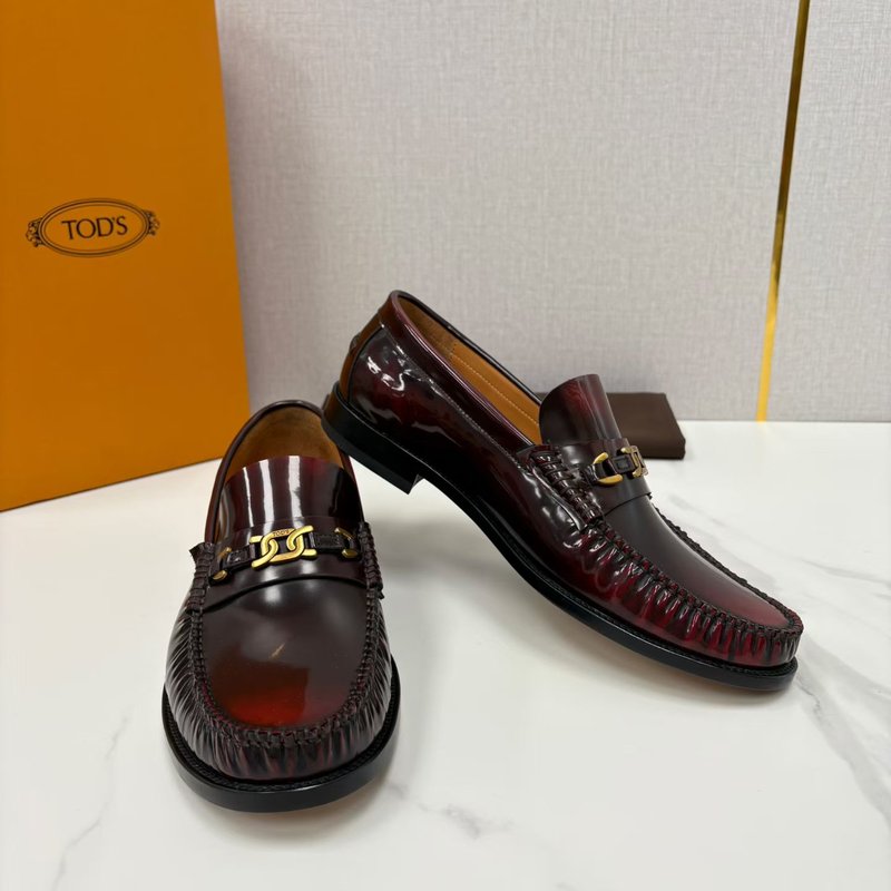 TOD'S 남성 클래식 비즈니스 로퍼 가죽 신발 001-229140
