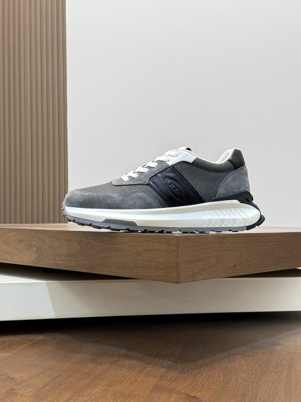 TODS 남성 이탈리아 실크 소 가죽 캐주얼 슈즈 001-229154