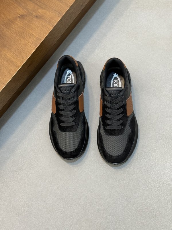 TODS 남성 이탈리아 소 가죽 캐주얼 슈즈 001-229155
