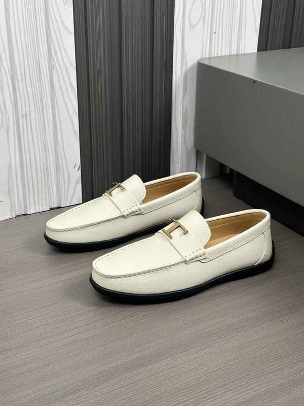 Tods 스타일 남성 수입 소 가죽 수제 로퍼 001-229184