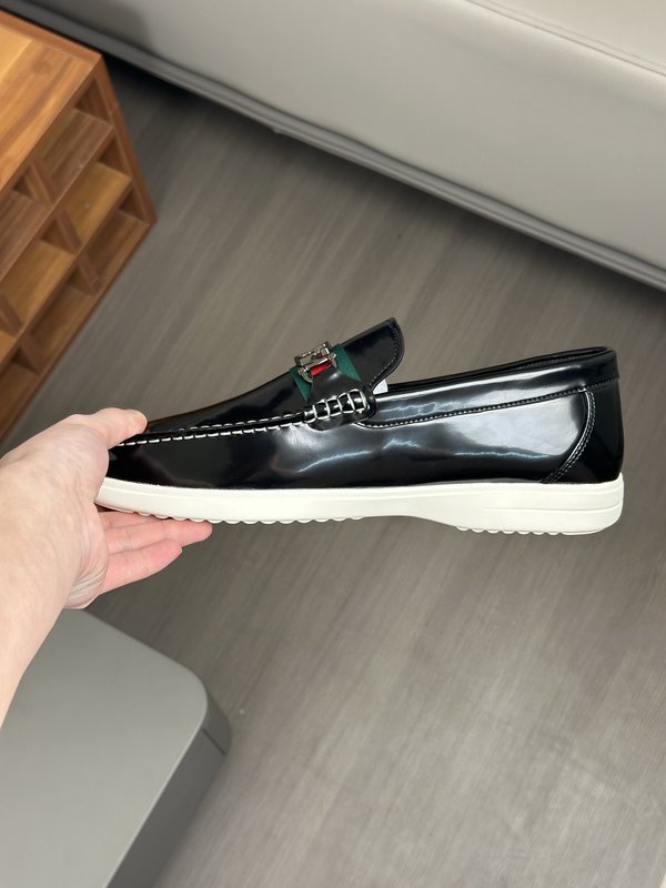 Tods 스타일 남성 수입 소가죽 수제 로퍼 001-229185