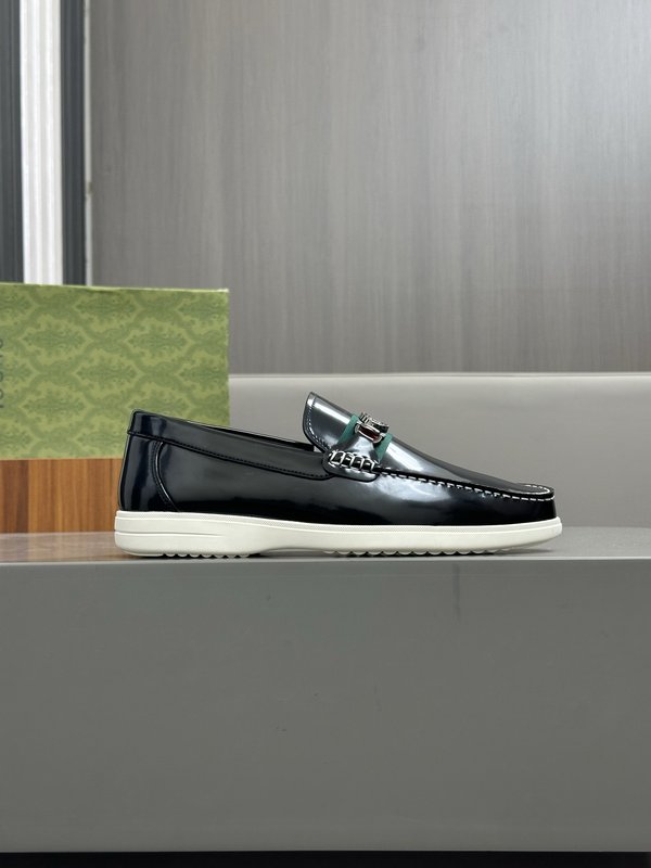 Tods 스타일 남성 수입 소가죽 수제 로퍼 001-229185
