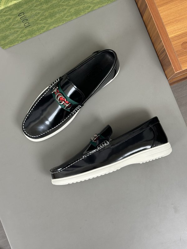 Tods 스타일 남성 수입 소가죽 수제 로퍼 001-229185