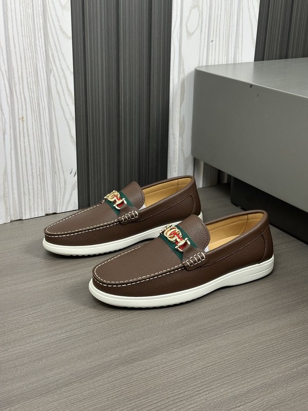 Tods 스타일 남성 수입 소가죽 수제 로퍼 001-229186