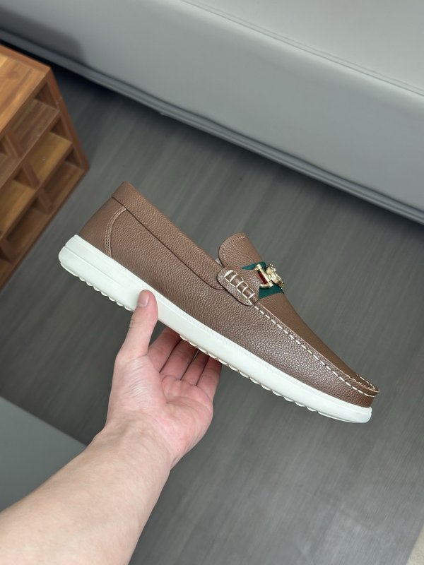 Tods 스타일 남성 수입 소가죽 수제 로퍼 001-229186