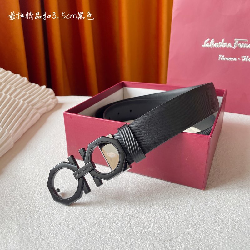 페라 이탈리아 양면 소가죽 동제 버클 벨트 001-229237
