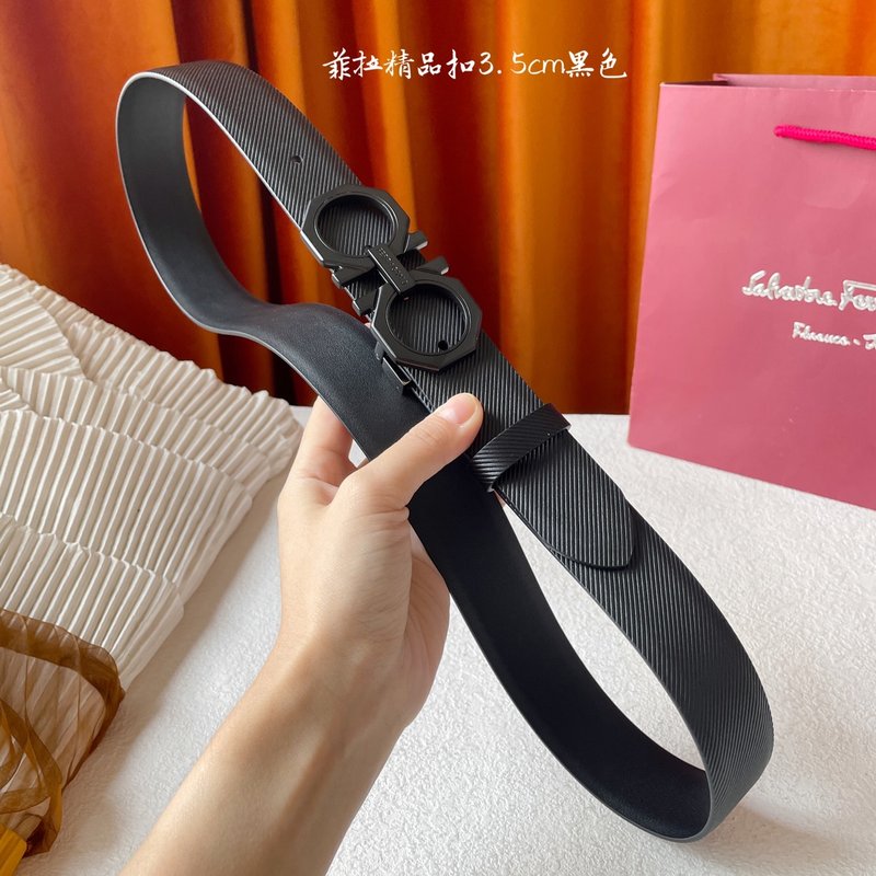 페라 이탈리아 양면 소가죽 동제 버클 벨트 001-229237