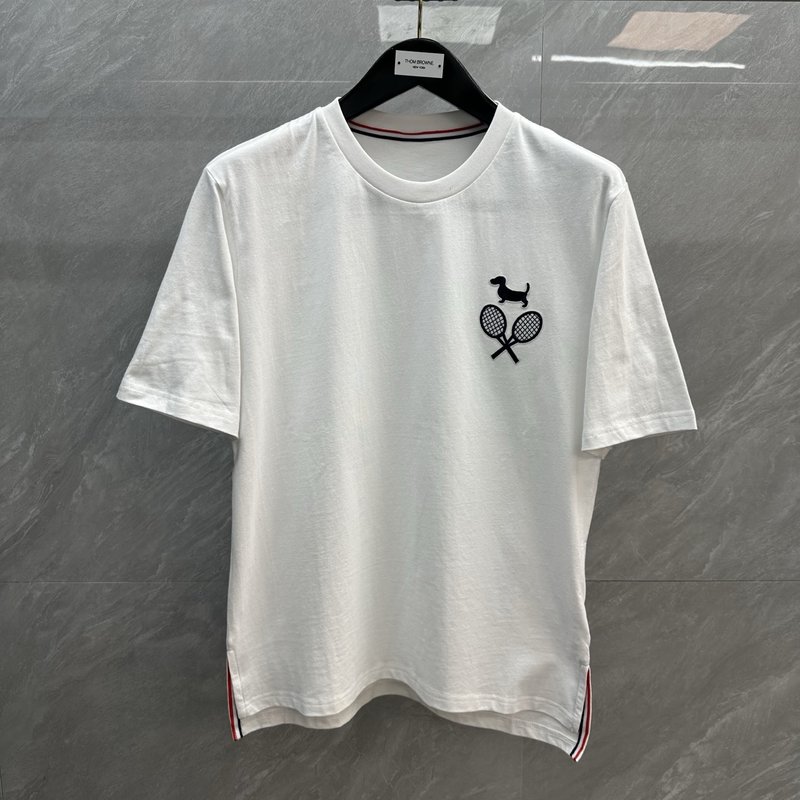 Thom Browne 강아지 자수 반팔 001-229244