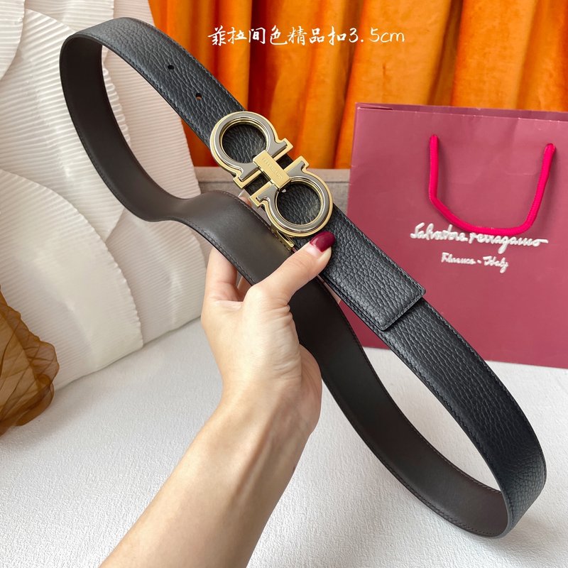 페라 이탈리아 양면 소가죽 버클 벨트 001-229367
