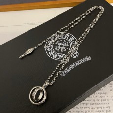 크롬하츠 빈티지 더블링 펜던트 목걸이 001-229548