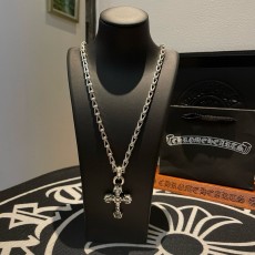 크롬하츠 클래식 십자화 플레임 크로스 목걸이 001-229551