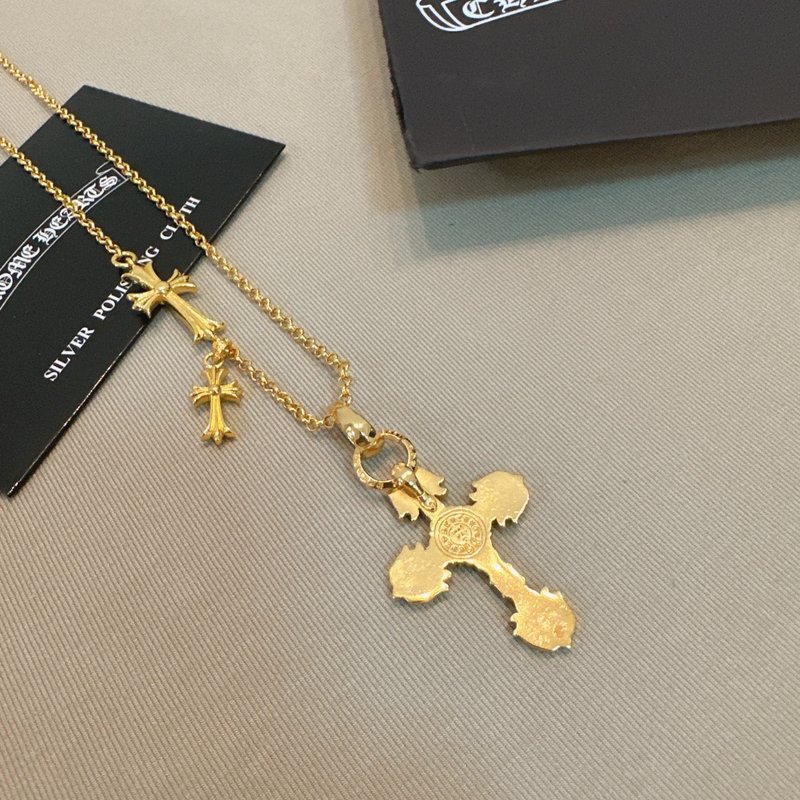 크롬하츠 골드 크로스 목걸이 001-229552