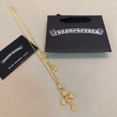 크롬하츠 골드 크로스 목걸이 001-229552