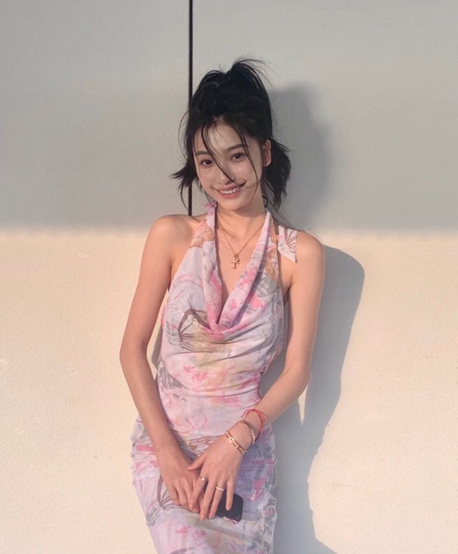 크롬하츠 퍼플 지르콘 더블 크로스 실버 목걸이 001-229554