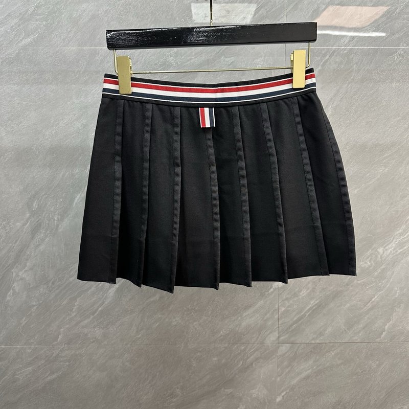 Thom Browne 여성 울 플리츠 스커트 001-229559