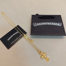 크롬하츠 골드 크로스 목걸이 001-229561