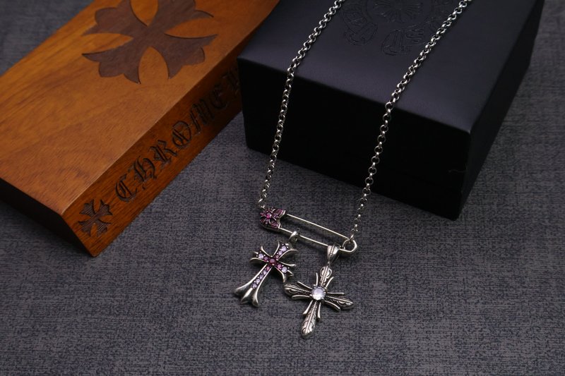 크롬하츠 빈티지 크로스 목걸이 001-229563