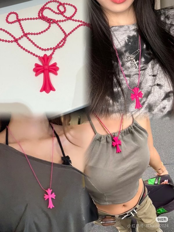 크롬하츠 고무 목걸이 001-229569
