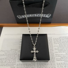 크롬하츠 빈티지 크로스 볼 목걸이 유니섹스 001-229584