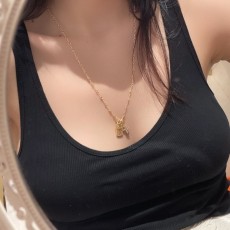 크롬하츠 22K 금 십자가 목걸이 001-229606