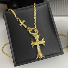 크롬하츠 빈티지 크로스 목걸이 001-229668