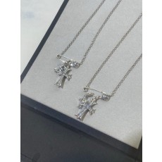 크롬하츠 더블 크로스 핀 목걸이 001-229696