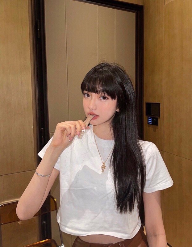 크롬하츠 클래식 다이아몬드 더블 크로스 골드 목걸이 001-229698