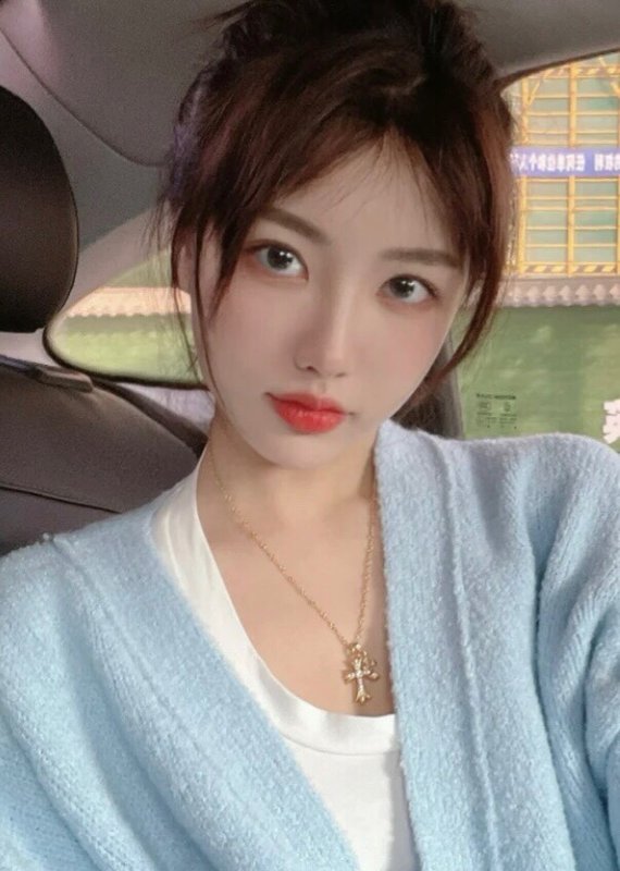 크롬하츠 클래식 다이아몬드 더블 크로스 골드 목걸이 001-229698