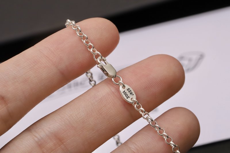 크롬하츠 빈티지 더블 크로스 핀 목걸이 001-229702