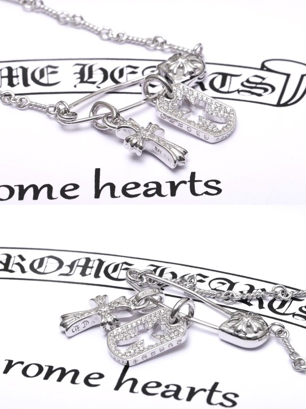 크롬하츠 도금 핀 십자군목걸이 001-229703