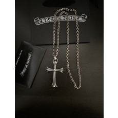 크롬하츠 빅 크로스 레터 목걸이 001-229711