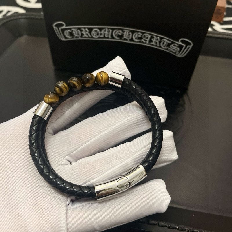 크롬하츠 빈티지 타이거아이 멀티엘리먼트 팔찌 001-229732